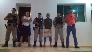 Equipe Policial que participou da prisão